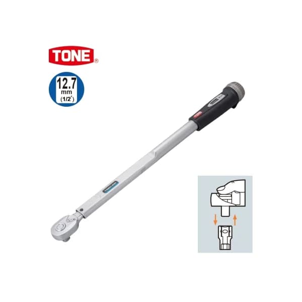 [TONE] Hold Type Preset Torque Wrench T4MN50H (1/ 2", 10~50N.m)