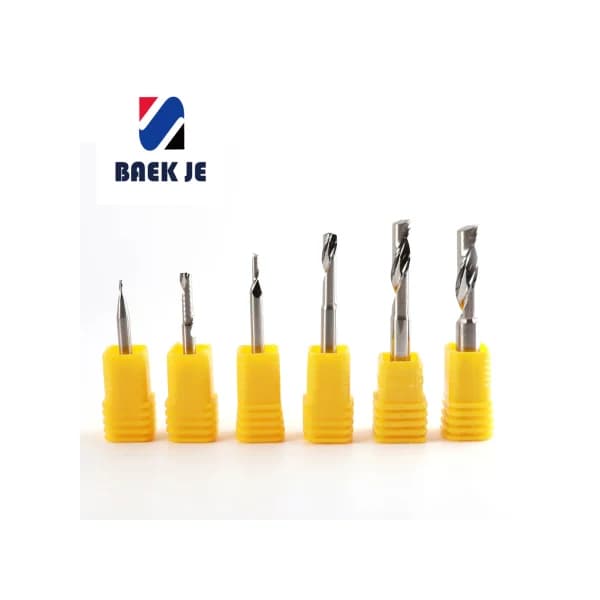 BAEKJE 1FAM 1 - Flute Aluminum Carbide End Mill 1FAM1242