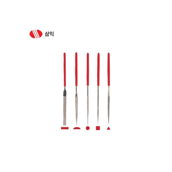 [THK] Diamond File Flat F - D140 - F 140mm 5PCS (File/ Diamond File/ File/ FILE)