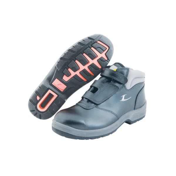 LECAR Safety Shoes LS643 6 - inch Velcro (290mm, Navy)