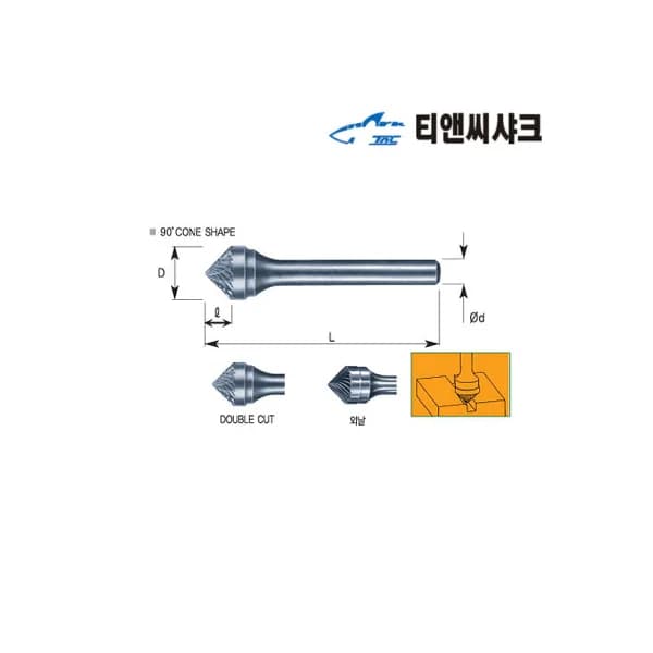 TNC SHARK Rotary Bur SK - 6M