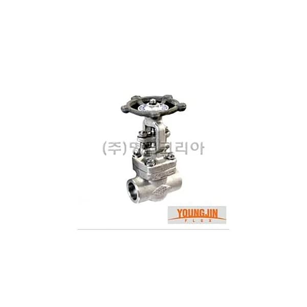 [YOUNGJIN FLEX] Gate Valve (Welding Type/ F304/ 15A/ 15mm/ 13MPa, 1 pc)