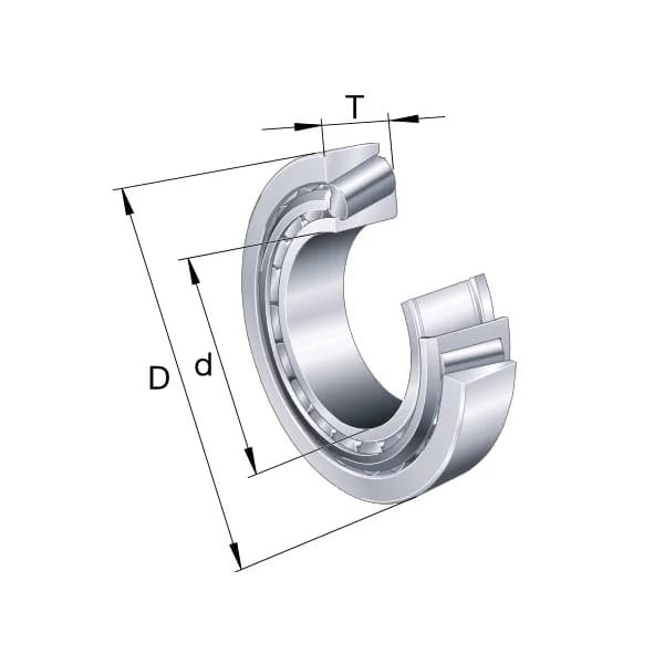 [FAG] Tapered Roller Bearing (30302~30314) (45mm/ 100mm/ 27.25mm, 1 pc)