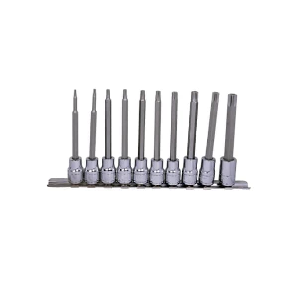 [GENIUS] Star Bit Socket Set BS - 310TAL (3/ 8 inch, 10PCS/ SET)