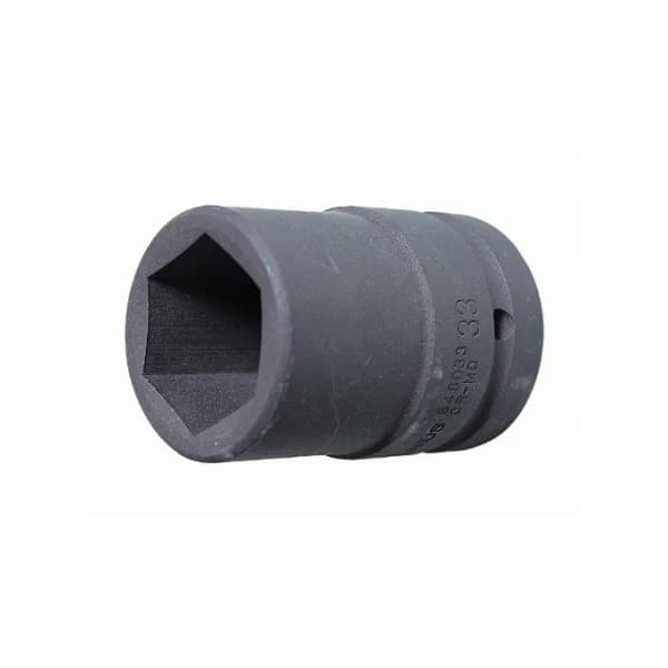 GENIUS Impact Socket 6 - Point Slim Type (1 inch, 25.4mm, 34mm, 848034)