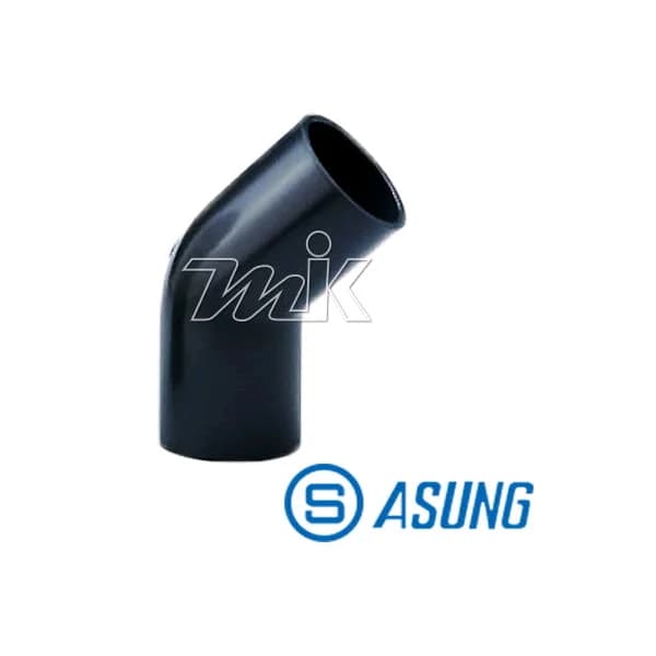 [ASUNG] 45 Degree Elbow (Clean PVC/ 15A/ 22mm, 1 pc)