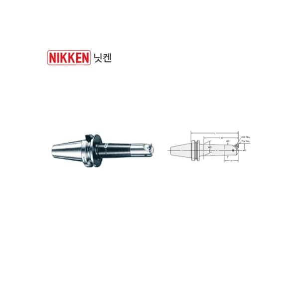 NIKKEN Micro - Cut Boring Bar BT30 - BCB22 - 105