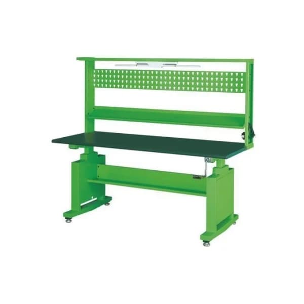 [JINSUNG] Adjustable Workbench LWT - 1800 - HR (1800x750x1570~1910mm, Green)