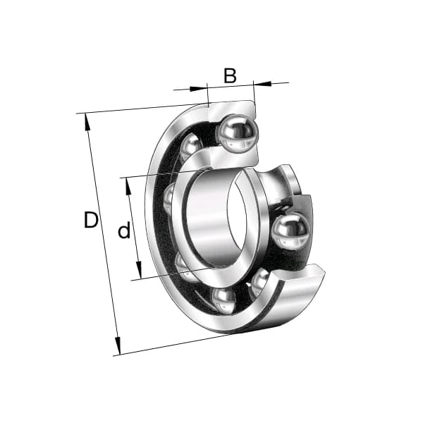 [FAG] Deep Groove Ball Bearing (6300 Series) (50mm/ 110mm/ 27mm, 1 pc)