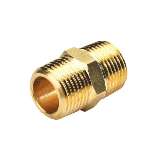 [CDC] Brass Fitting Hex Nipple BMM/ Metric PT (3/ 4inch/ 20x21mm, 10pcs)