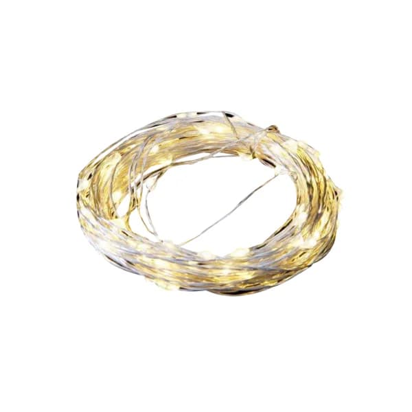 [BITS ON] LED Tree Wire Shaped - 50 Bulbs - Transparent Wire, Flashing, Battery Type