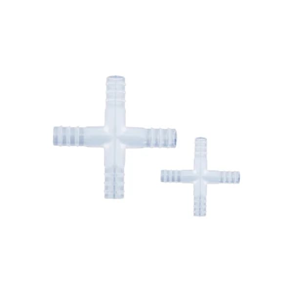 [JEIOTECH] Cross Connector/ Coupler (100 pcs/ PACK, PP, ID 10.0mm/ OD 12.7mm, 4 - way)