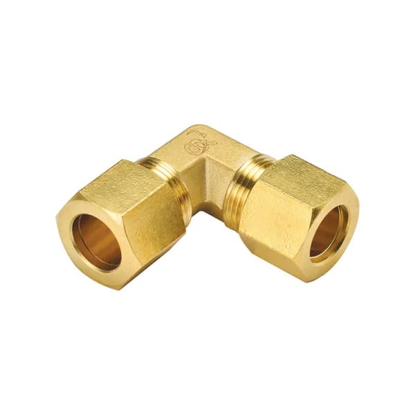 [CDC] Brass Double Elbow BRLL (1/ 4inch/ 10.7mm, 10pcs)