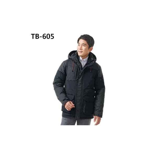 T - BUC Winter Jumper Parka Mechanic Workwear (Top) Black TB - 605J Size 90